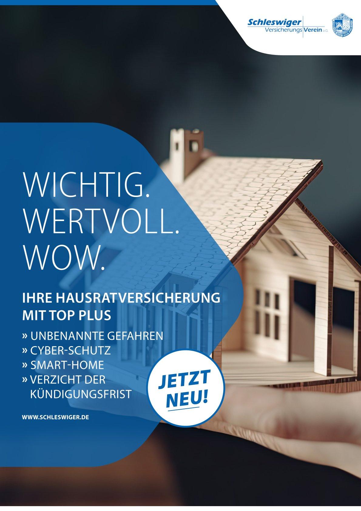 Flyer Hausratversicherung 2023